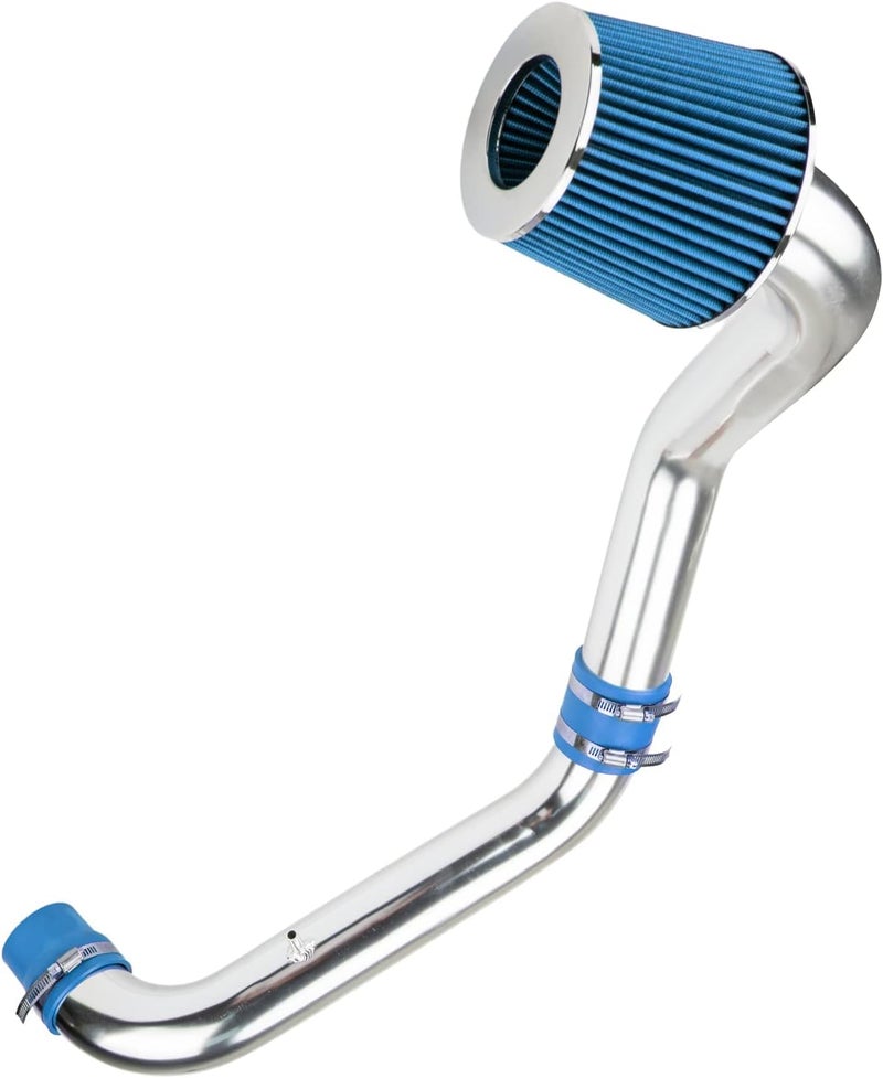 AUTOSITY 2.75in Cold Air Intake Kit, Aluminum Car Air Intake Pipe Kit for Civic 1996-2000 1.6L, Blue - Image 5